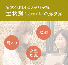 症例別Natsukiの解決案